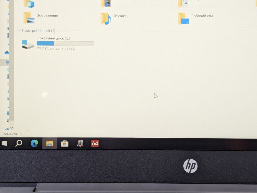Уцінка! Ноутбук Б/В HP ProBook 440 G6, Intel Core i3-8145U, DDR4 8 GB, SSD 128GB, 14" Full HD