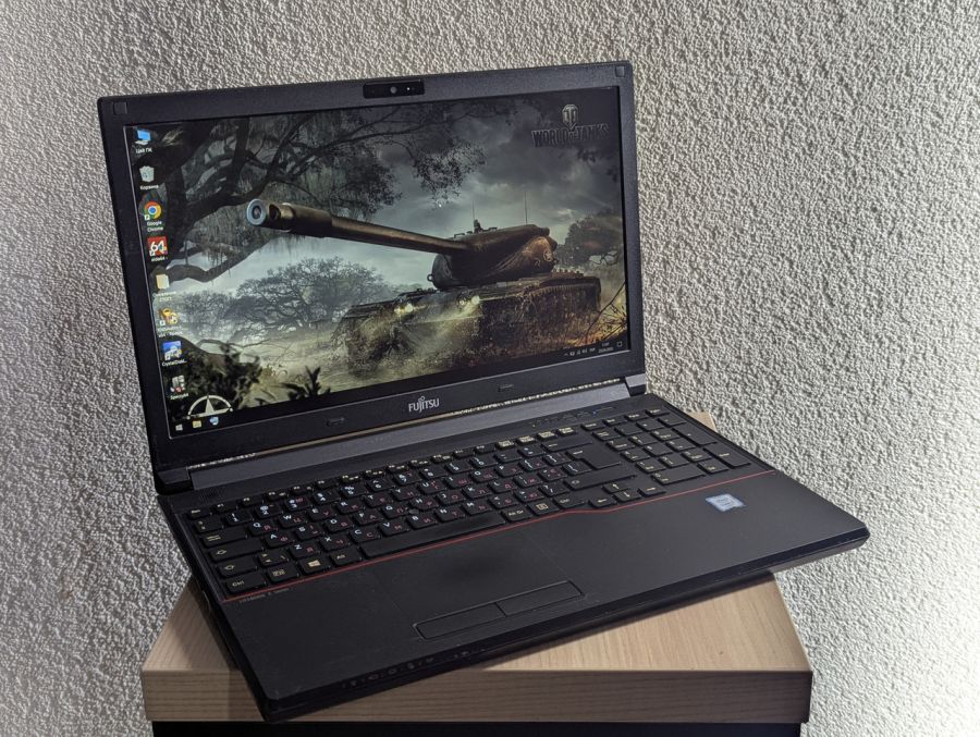 Уцінка! Ноутбук Б/В Fujitsu E556, Intel Core i7-6500U, DDR4 16 GB, SSD 360GB, 15.6" Full HD