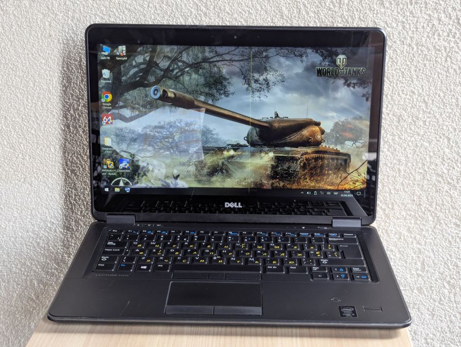 Уцінка! Ноутбук Б/В Dell Latitude E7440, Intel Core i5-4310U, DDR3 8 GB, SSD 128GB, 14" Full HD Сенсор