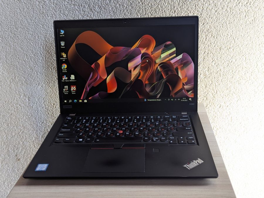 Ноутбук Б/В Lenovo ThinkPad X390, Intel Core i5-8365U, DDR4 16GB, SSD 256GB, 13" Full HD Сенсор