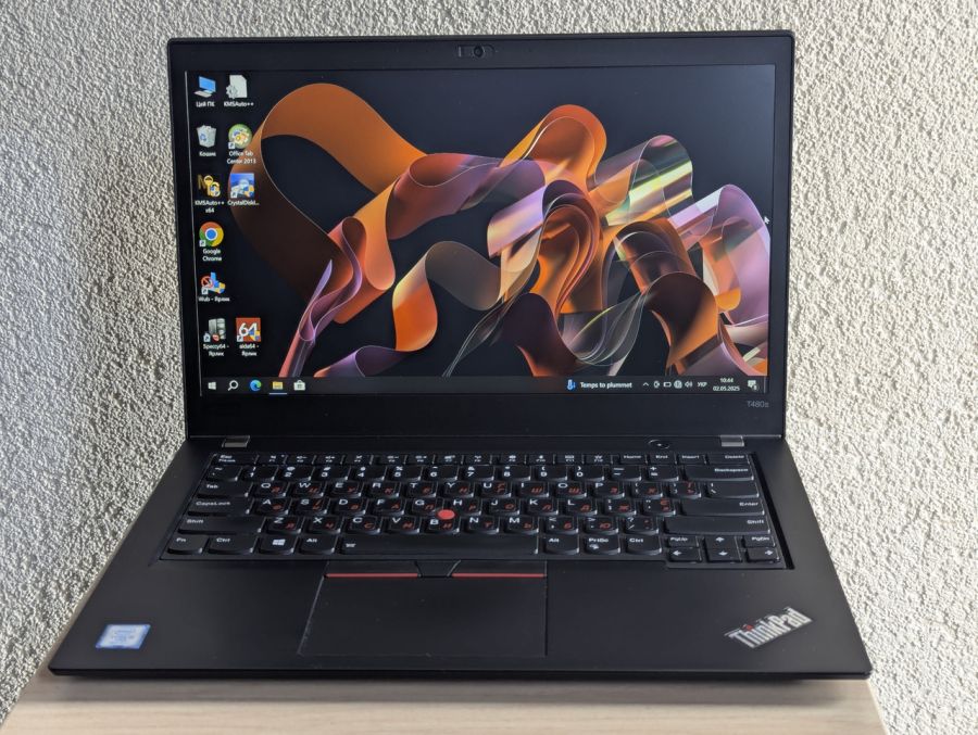 Уцінка! Ноутбук Б/В Lenovo ThinkPad T480S, Intel Core i5-8350U, DDR4 8 GB, SSD 128GB, 14" Full HD