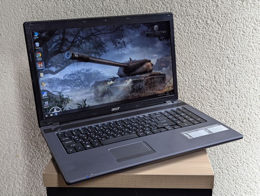 Ноутбук Б/В Acer Aspire 7339, Intel Celeron P4600, DDR3 8 GB, SSD 128GB, 17.3" (1600x900x60Hz)