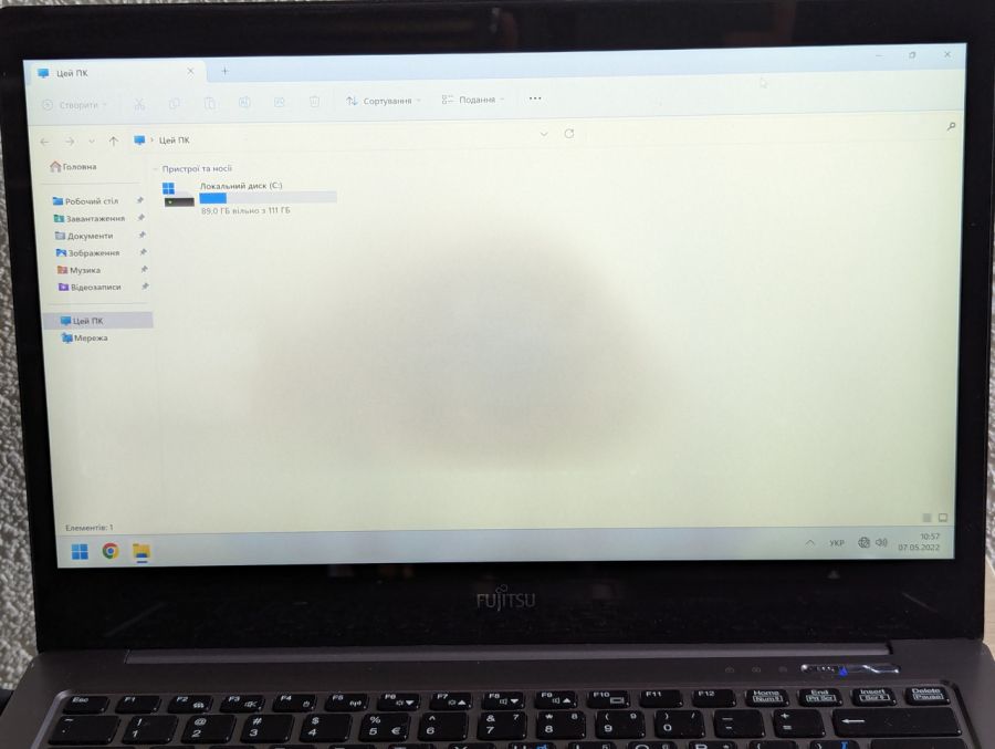 Уцінка! Ноутбук Б/В Fujitsu U904, Intel Core i5-4300U, DDR3 6 GB, SSD 128GB, 14" (3200x1800) Сенсор