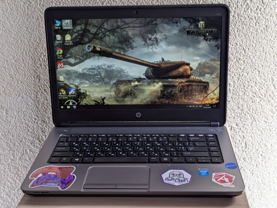 Ноутбук Б/В HP ProBook 640 G1, Intel Core i7-4702MQ, DDR3 16GB, SSD 128GB, 14" Full HD