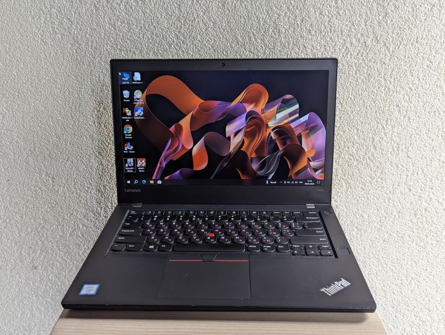 Уцінка! Ноутбук Б/В Lenovo ThinkPad T470, Intel Core i5-6300U, DDR4 8 GB, SSD 128GB, 14" Full HD