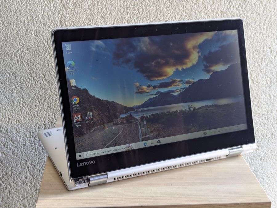 Уцінка! Ноутбук Б/В Lenovo Yoga 510, Intel Core i3-6100U, DDR4 8 GB, SSD 128GB, 14" Full HD Сенсор