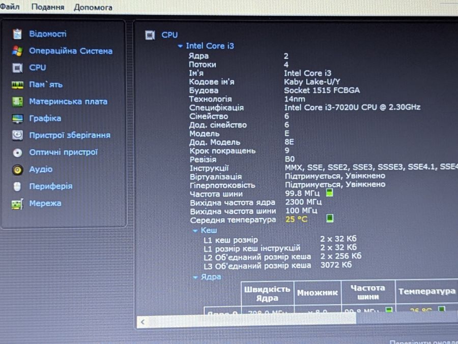 Уцінка! Ноутбук Б/В HP Notebook 250 G7, Intel Core i3-7020U, DDR4 8 GB, SSD 128GB, 15.6" HD