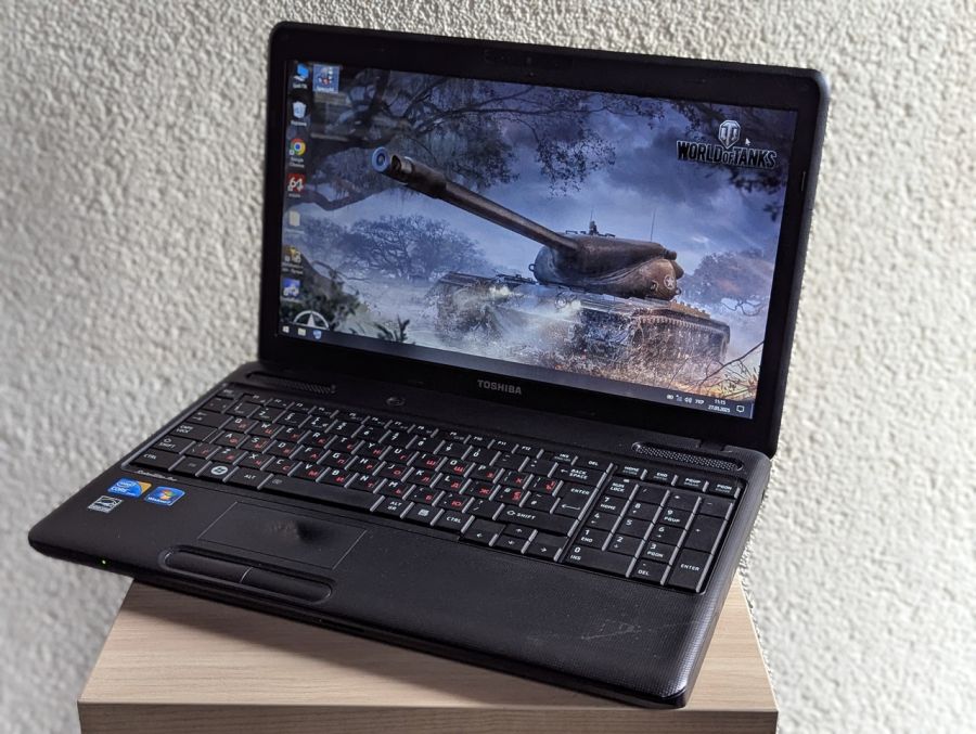 Ноутбук Б/В Toshiba Satellite C660-12F, Intel Core i3-370M, DDR3 8 GB, SSD 128GB, 15.6" HD