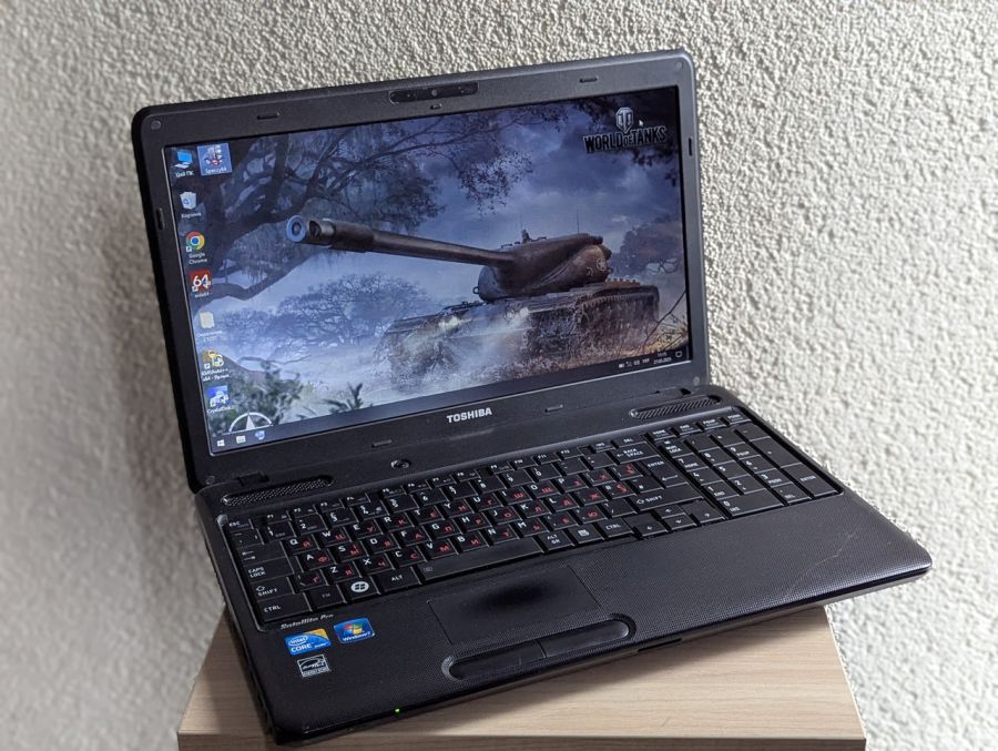 Ноутбук Б/В Toshiba Satellite C660-12F, Intel Core i3-370M, DDR3 8 GB, SSD 128GB, 15.6" HD