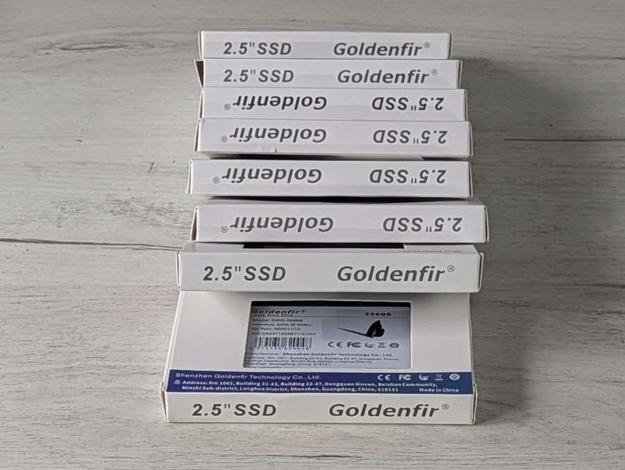 Б/В SSD Goldenfir 256 Gb 2.5"