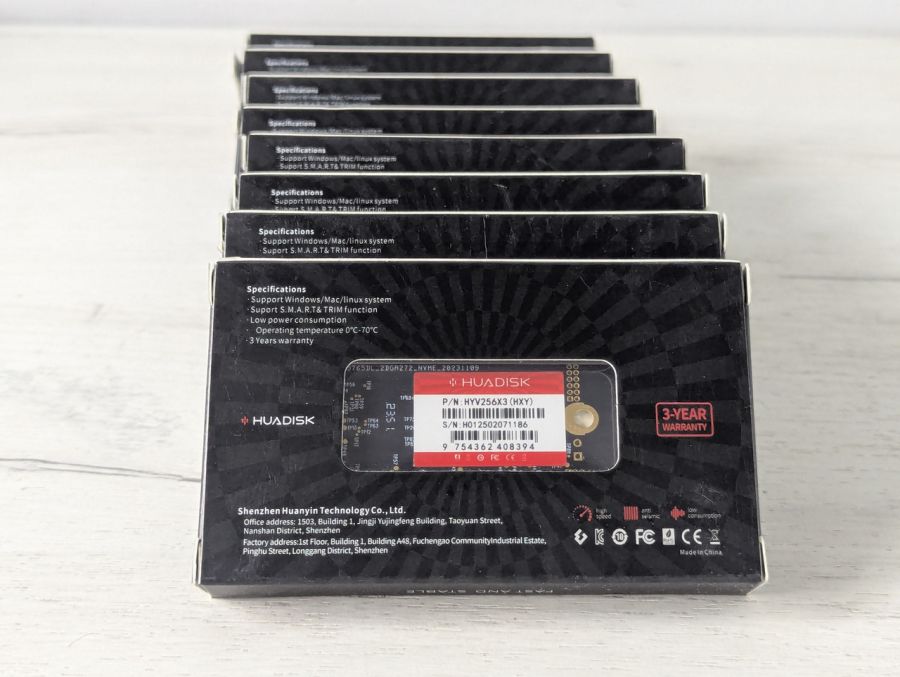 Б/В SSD-NVMe M.2 2280 HUADISK 256 Gb Gen3.0x4