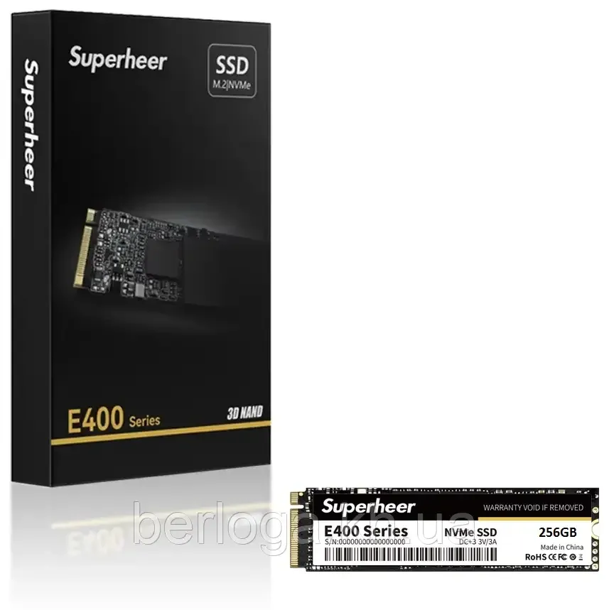 Б/В SSD M2/NVMe Superheer E400 256 Gb
