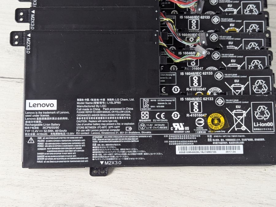 Б/В Акумулятор Lenovo L15L3PBO