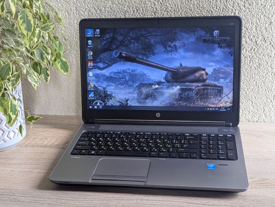 Уцінка! Ноутбук Б/В HP ProBook 650 G1, Intel Core i5-4200M, DDR3 8 GB, SSD 128GB, 15.6" HD