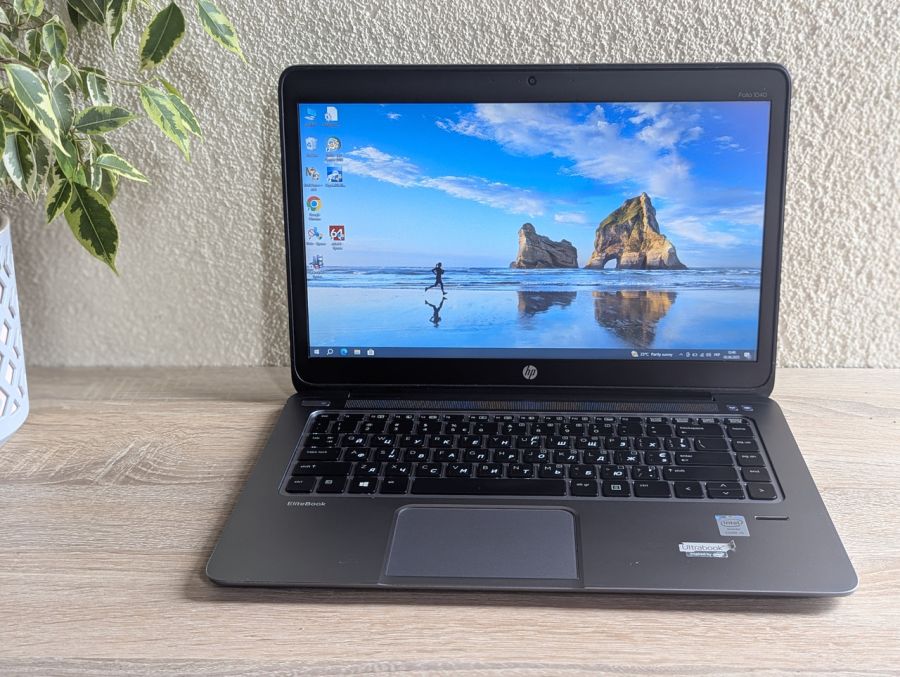 Уцінка! Ноутбук Б/В HP Folio 1040 G1, Intel Core i5-4200U, DDR3 8 GB, SSD 128GB, 13.3" HD