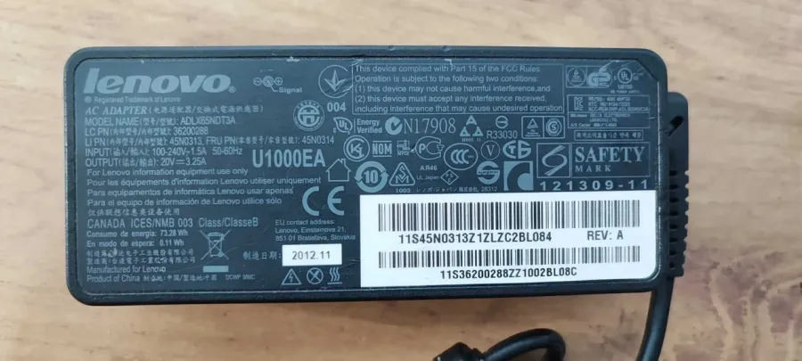 Б/В Lenovo 4.0x1.7mm