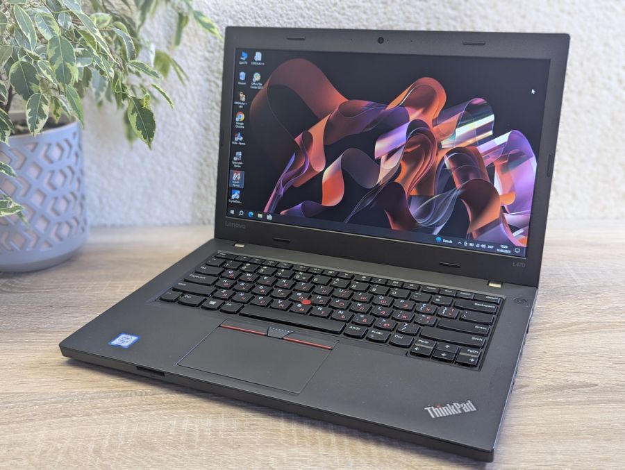 Уцінка! Ноутбук Б/В Lenovo ThinkPad L470, Intel Core i5-6300U, DDR4 8 GB, SSD 128GB, 14" HD