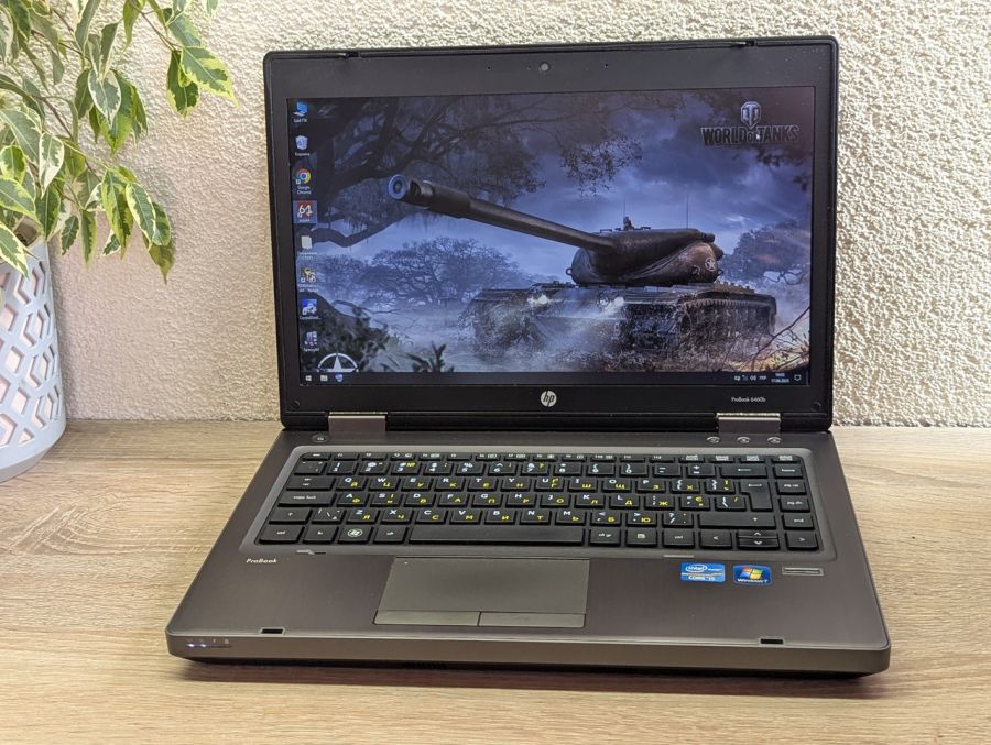 Уцінка! Ноутбук Б/В HP ProBook 6460B, Intel Core i5-2410M, DDR3 8 GB, SSD 128GB, 14" HD