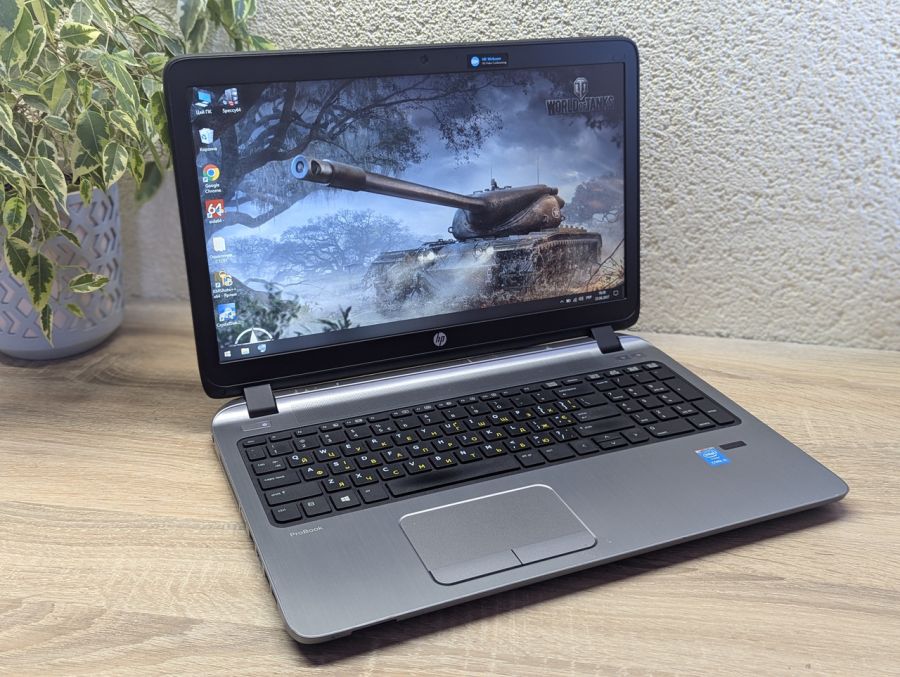 Уцінка! Ноутбук Б/В HP ProBook 450 G2, Intel Core i5-4210U, DDR3 8 GB, SSD 128GB, 15.6" HD