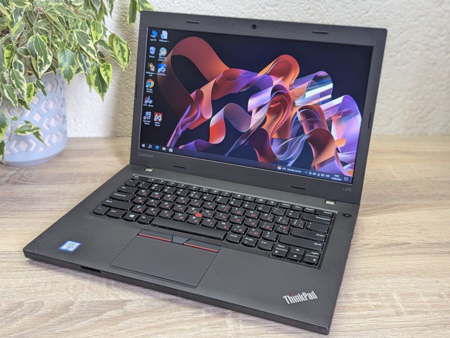 Уцінка! Ноутбук Б/В Lenovo L470, Intel Core i5-6300U, DDR4 8 GB, SSD 128GB, 14" HD