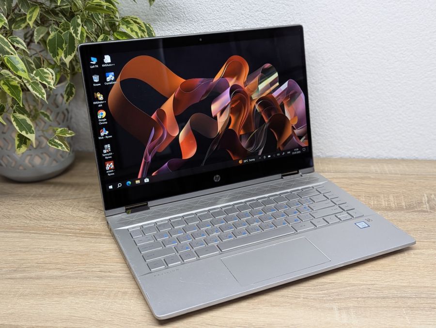 Уцінка! Ноутбук Б/В HP Pavilion X360, Intel Core i3-8130U, DDR4 8 GB, SSD 128GB, 13" Full HD Сенсор