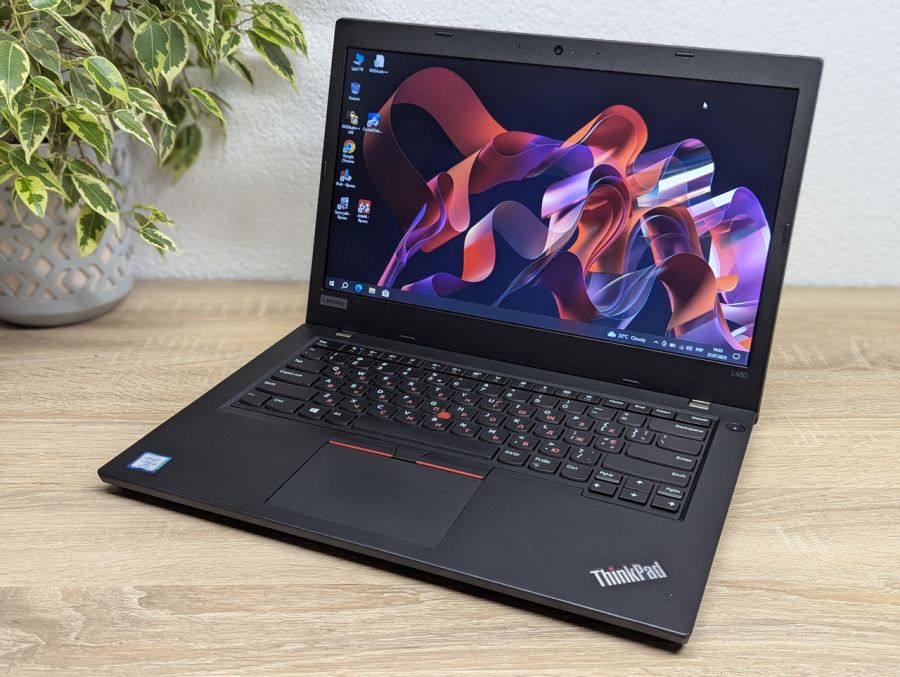 Ноутбук Б/В Lenovo ThinkPad L480, Intel Core i5-8350U, DDR4 16 GB, SSD 256GB, 14" UHD