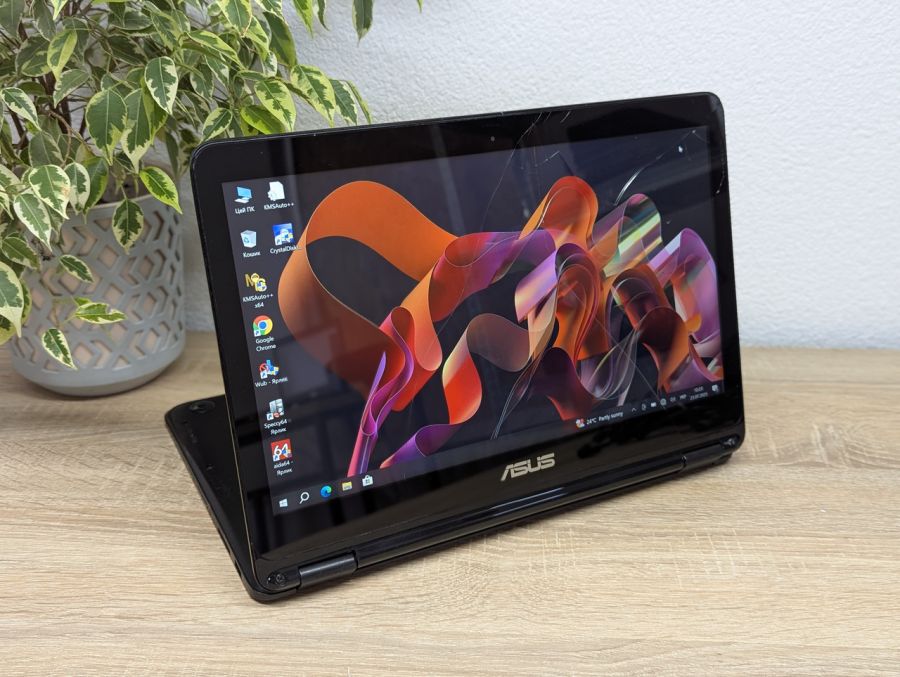 Уцінка! Ноутбук Б/В ASUS Vivobook Flip TP301UA, Intel Core i3-6100U, DDR3 8 GB, SSD 128GB, 13" Full HD Сенсор [ProductHub SKU Asus126]