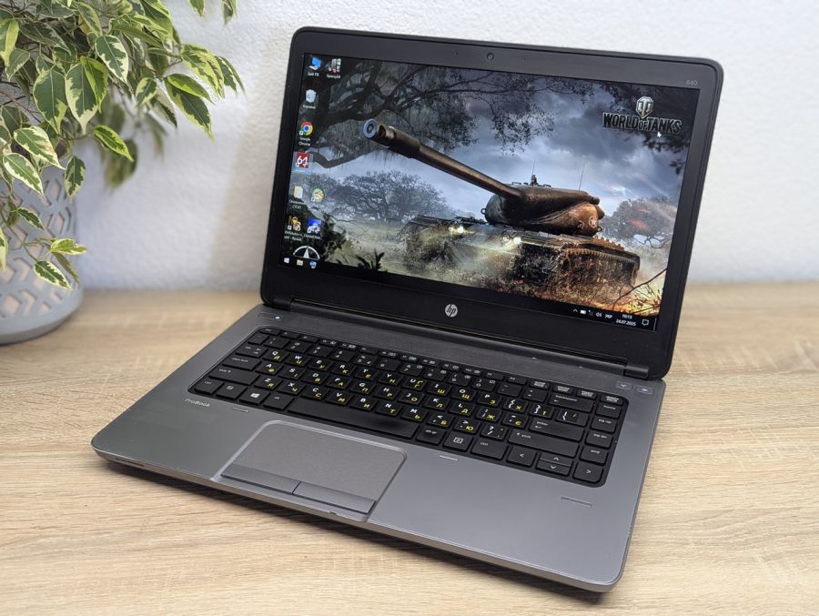 Уцінка! Ноутбук Б/В HP ProBook 640 G1, Intel Core i7-4702MQ, DDR3 16 GB, SSD 128GB, 14" Full HD