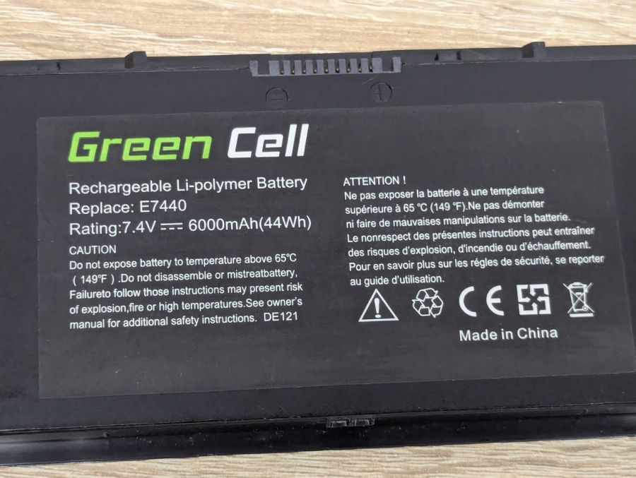 Б/В Акумуляторна батарея Green Cell E7440 [ProductHub SKU E744044]