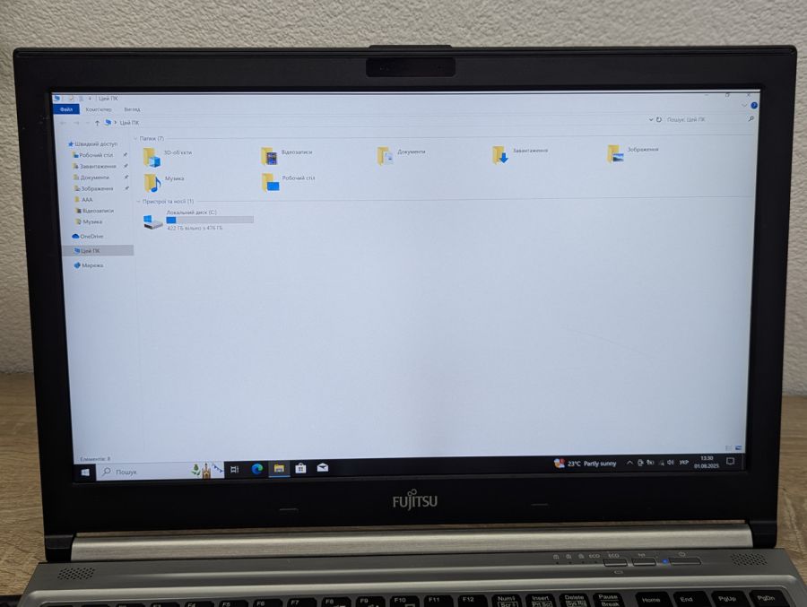Уцінка! Ноутбук Б/В Fujitsu H770, Intel Core i7-7920HQ, DDR4 32 GB, SSD 500GB, NVIDIA Quadro M2200 4Gb, 15.6" Full HD