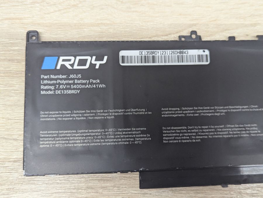 Б/В Акумуляторна батарея RDY J60J5