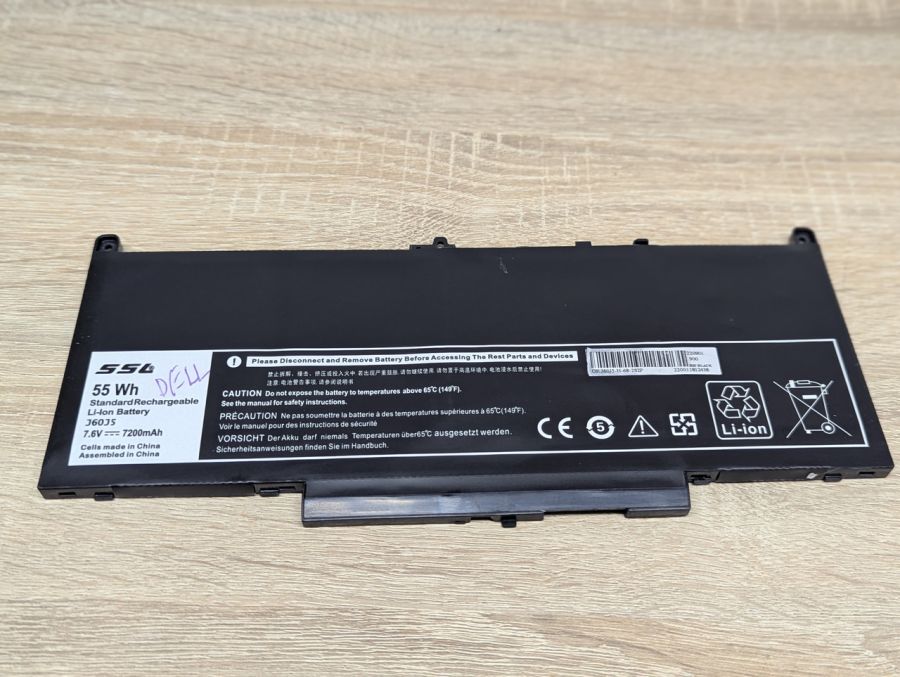 Б/В Оригінальна акумуляторна батарея Dell J60J5