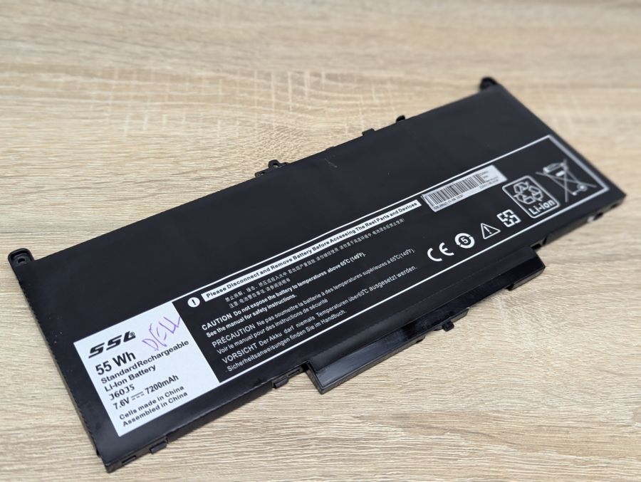 Б/В Оригінальна акумуляторна батарея Dell J60J5