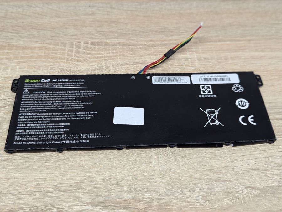Б/В Акумуляторна батарея Green Cell AC14B8K