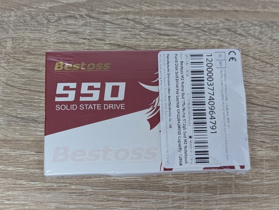 Б/В SSD-NVME M.2 PCle 3.0x4 Bestoss 128 Gb