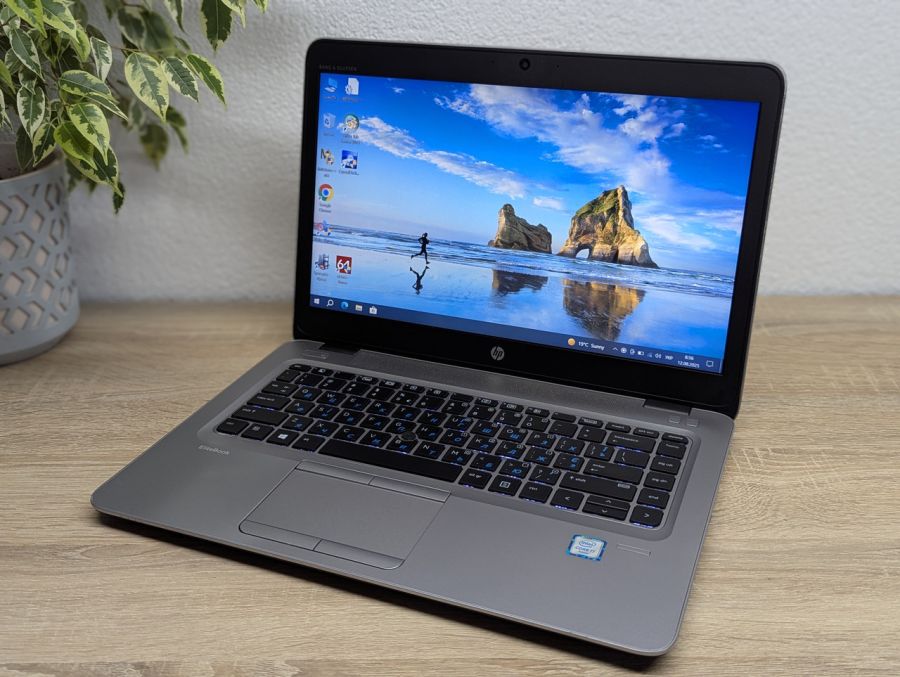 Уцінка! Ноутбук Б/В HP EliteBook 840 G3, Intel Core i7-6500U, DDR4 8 GB, SSD 128GB, 14" Full HD