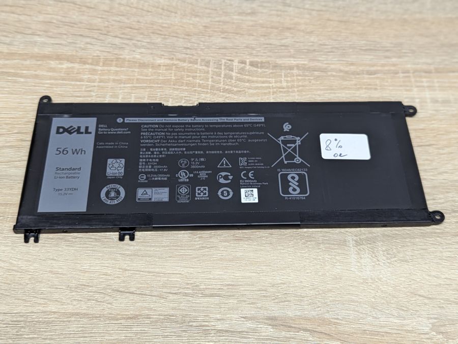 Б/В Оригінальна акумуляторна батарея Dell 33YDH