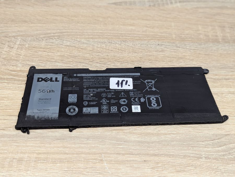 Б/В Оригінальна акумуляторна батарея Dell 33YDH