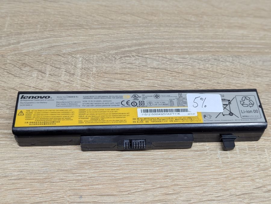 Б/В Оригінальна акумуляторна батарея Lenovo L11M6Y01