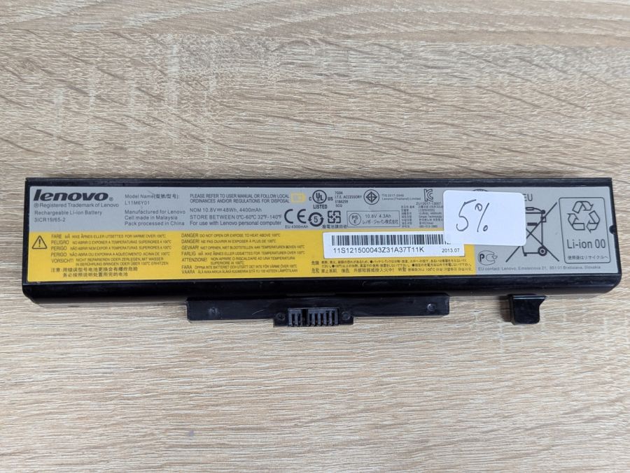 Б/В Оригінальна акумуляторна батарея Lenovo L11M6Y01