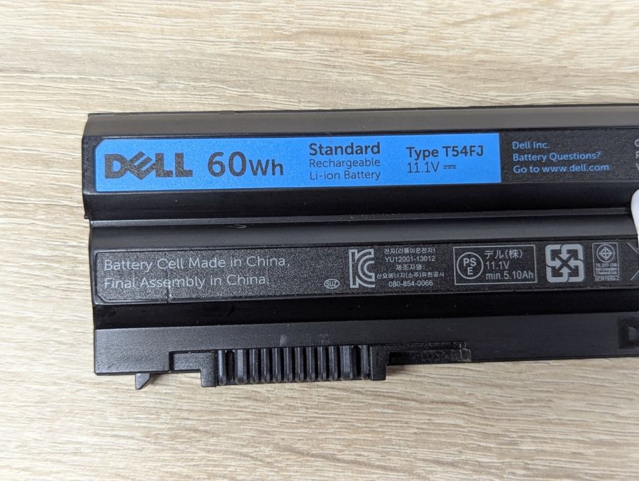 Б/В Оригінальна акумуляторна батарея Dell T54FJ [ProductHub SKU T54FJ-10]