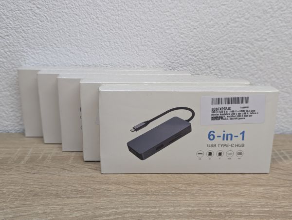 Б/В USB Type-C HUB 6-в-1