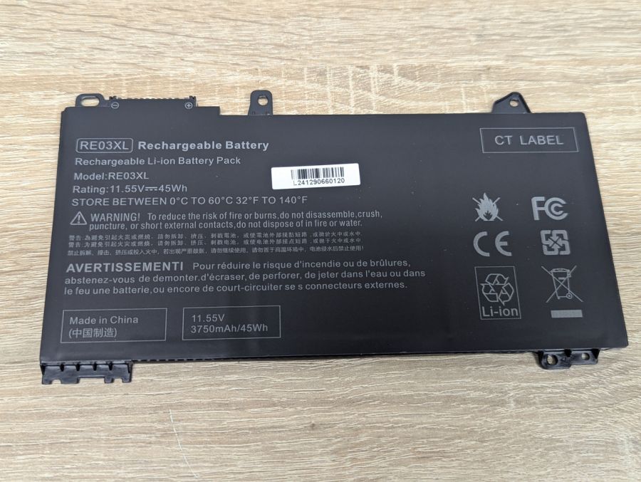 Б/В Акумуляторна батарея RE03XL (HP)