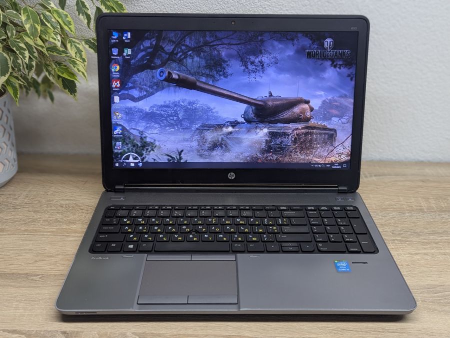 Уцінка! Ноутбук Б/В HP ProBook 650 G1, Intel Core i5-4210M, DDR3 8 GB, SSD 128GB, 15.6" Full HD