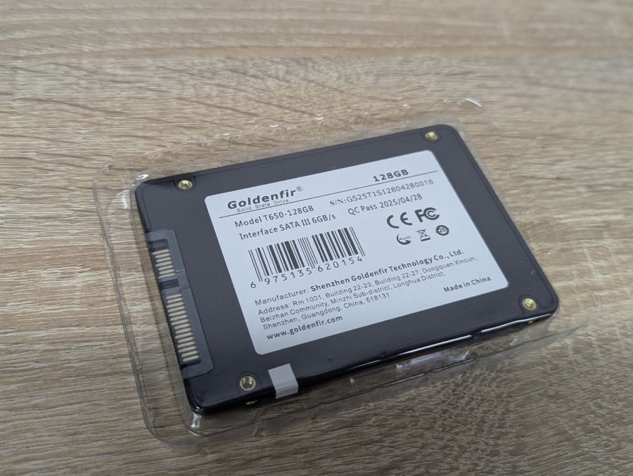 Б/В SSD Goldenfir 128 Gb 2.5"