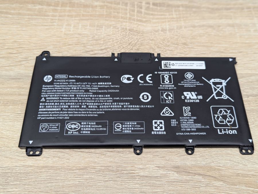 Б/В Оригінальна акумуляторна батарея HP HT03XL
