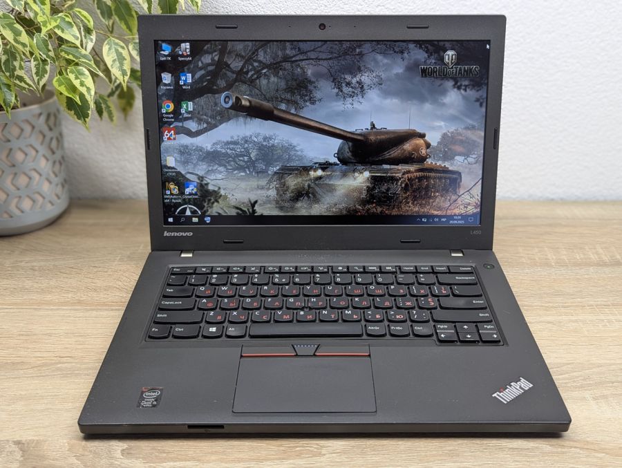 Уцінка! Ноутбук Б/В Lenovo ThinkPad L450, Intel Core i5-5300U, DDR3 8 GB, SSD 128GB, 14" Full HD