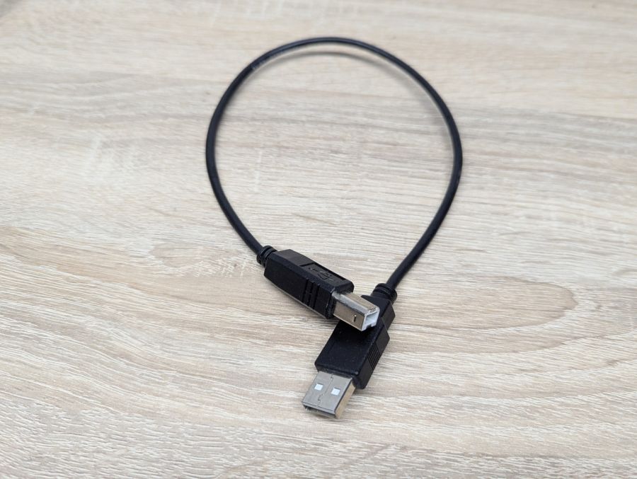 Б/В Кабель для принтера USB А-> USB B з феритами (квадратний)