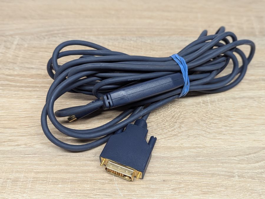 Б/В Кабель Clicktronic Mini DisplayPort / DVI 5.00 м