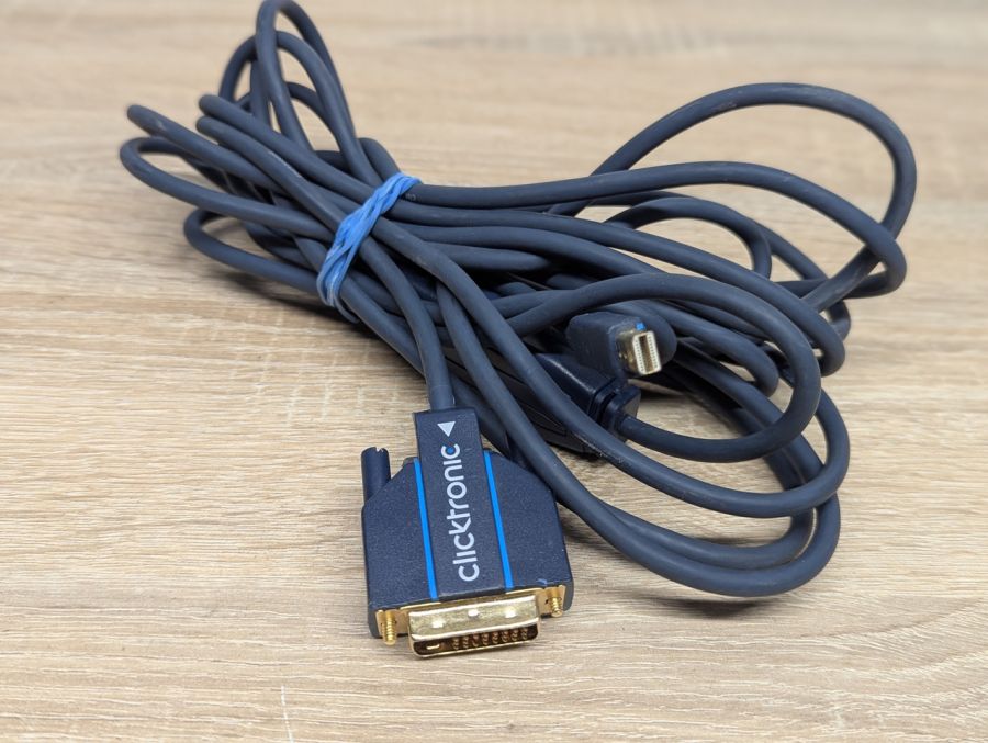 Б/В Кабель Clicktronic Mini DisplayPort / DVI 5.00 м